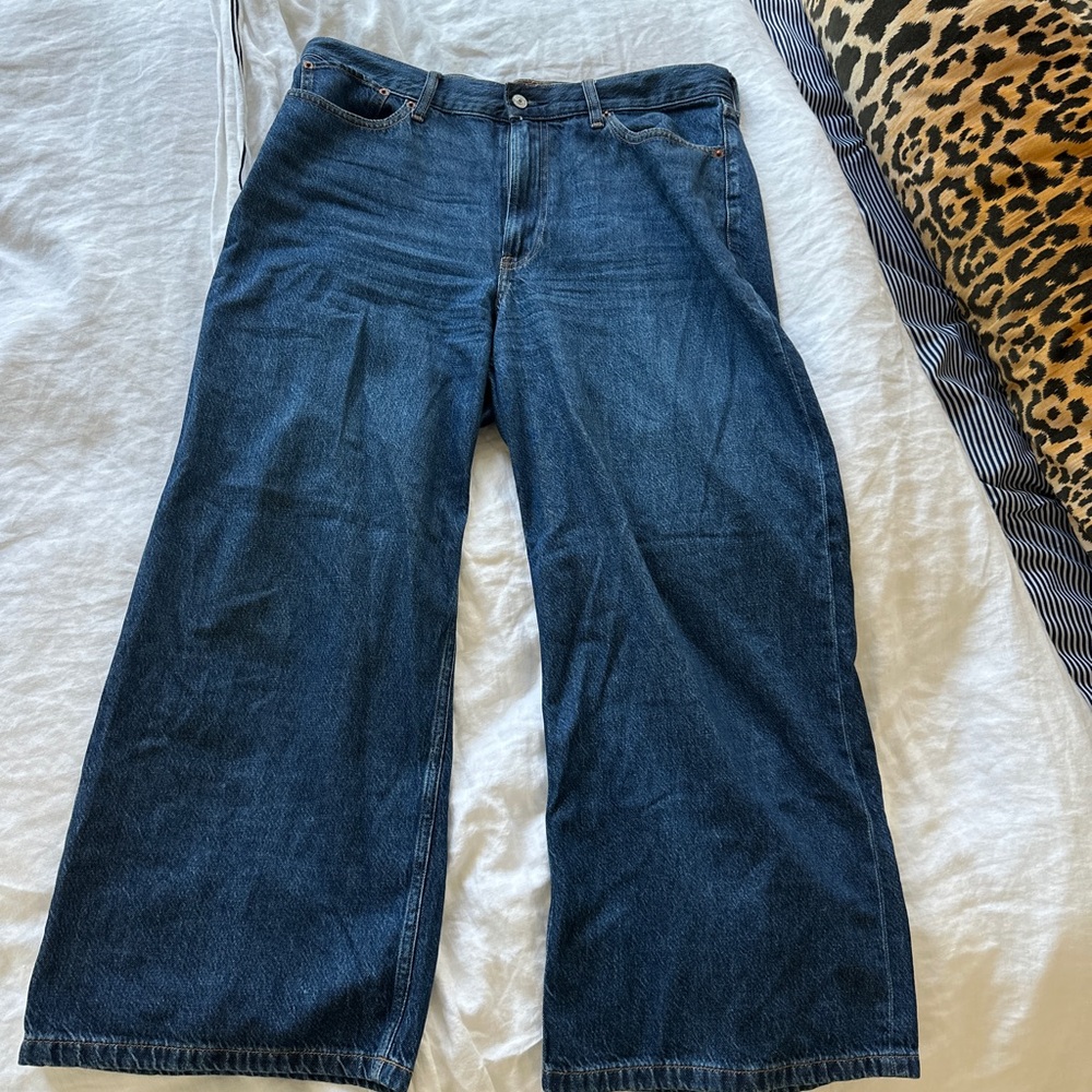 Abercrombie & Fitch Dark Blue Flare Jeans